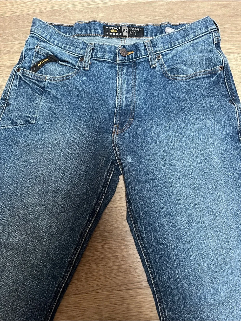 Ariat Men's Straight Leg Indigo Jeans Size 33/32
